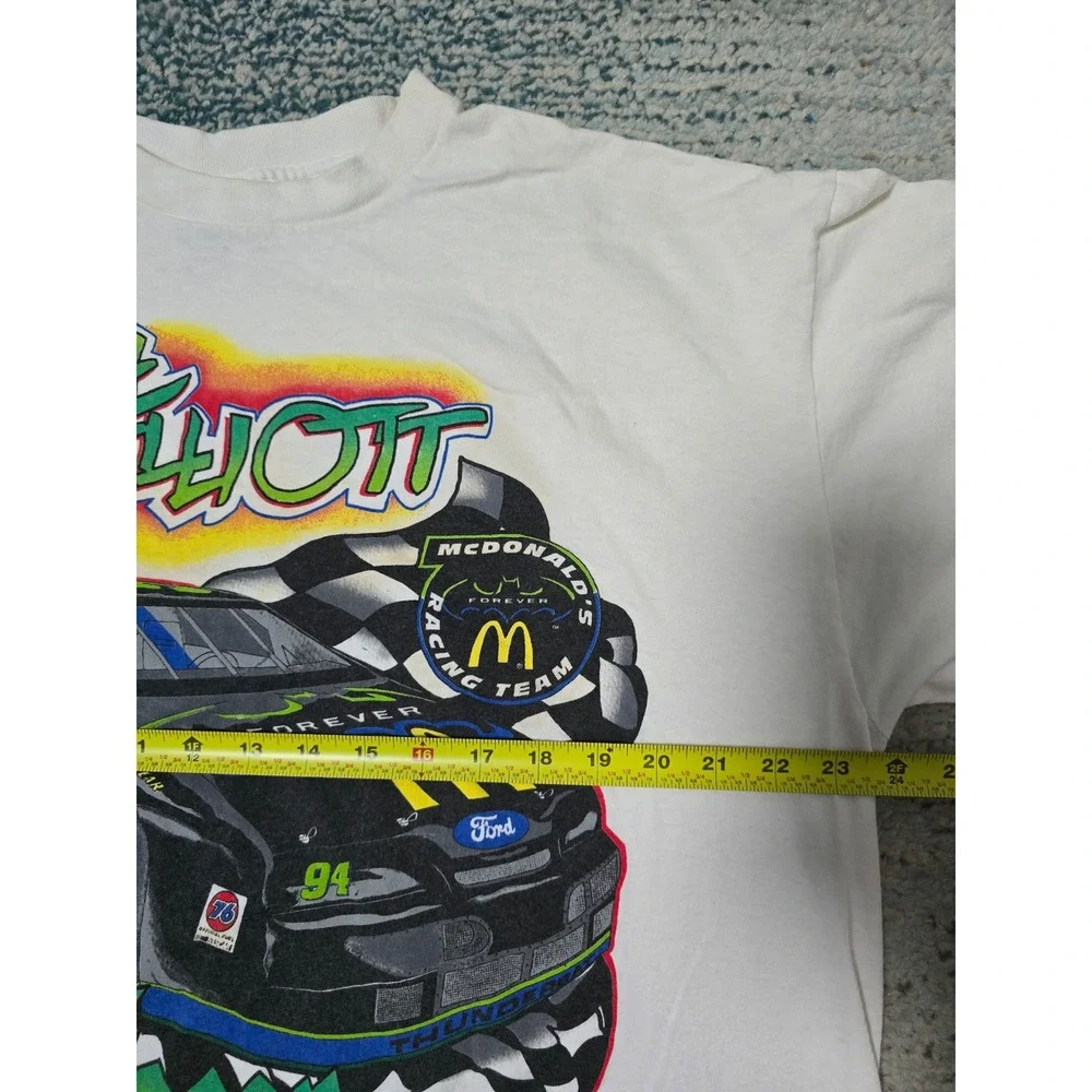 1995 Bill‎ Elliott McDonald's Racing Team 94 Nascar T-Shirt Batman Forever (F)